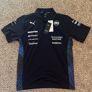 Puma Williams Racing Navy and Blue Team Polo